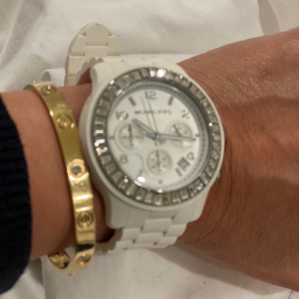 Michael Kors white watch